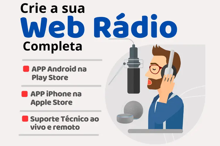 CRIAR WEB RADIO COMPLETA
